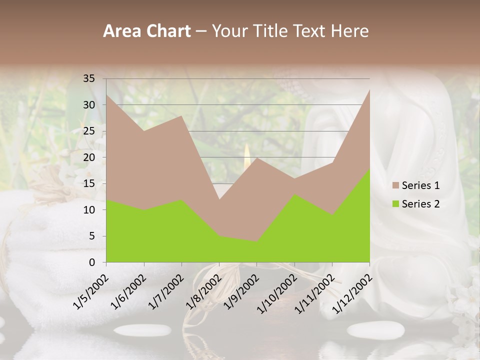 Buddhastatue Ayurveda Tropisch PowerPoint Template