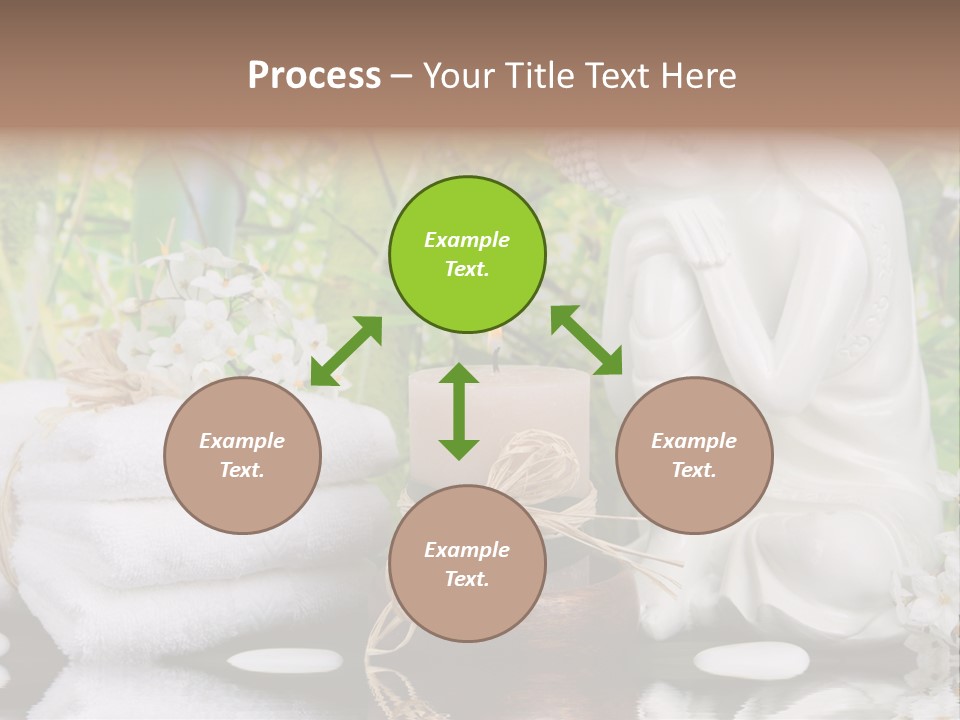 Buddhastatue Ayurveda Tropisch PowerPoint Template