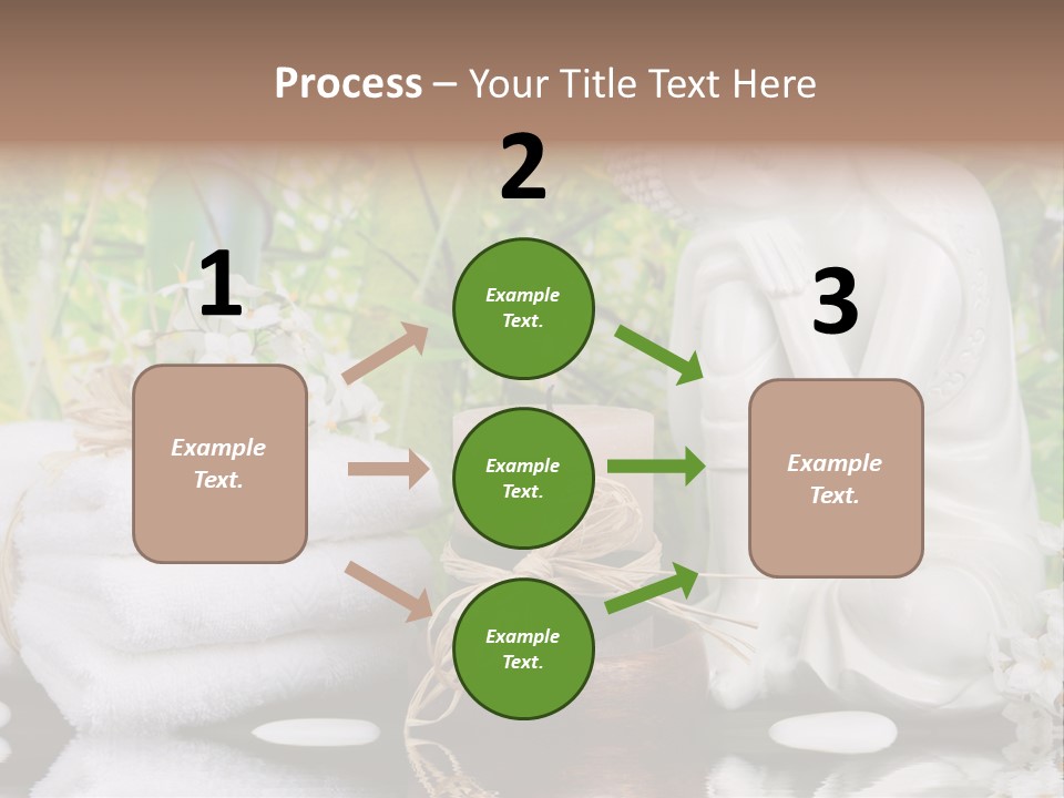 Buddhastatue Ayurveda Tropisch PowerPoint Template