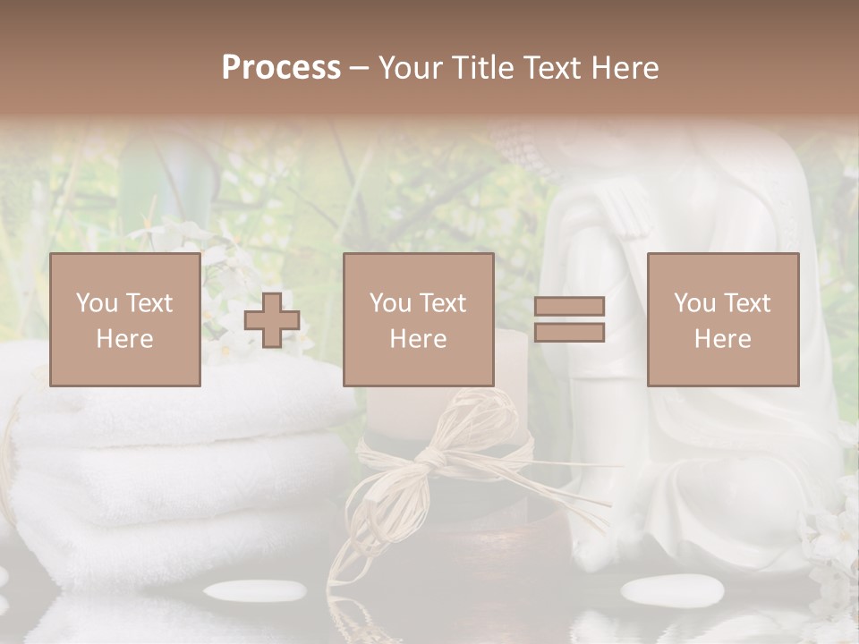 Buddhastatue Ayurveda Tropisch PowerPoint Template