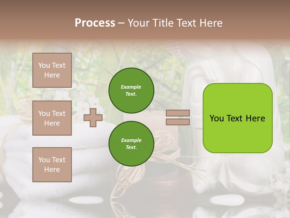 Buddhastatue Ayurveda Tropisch PowerPoint Template