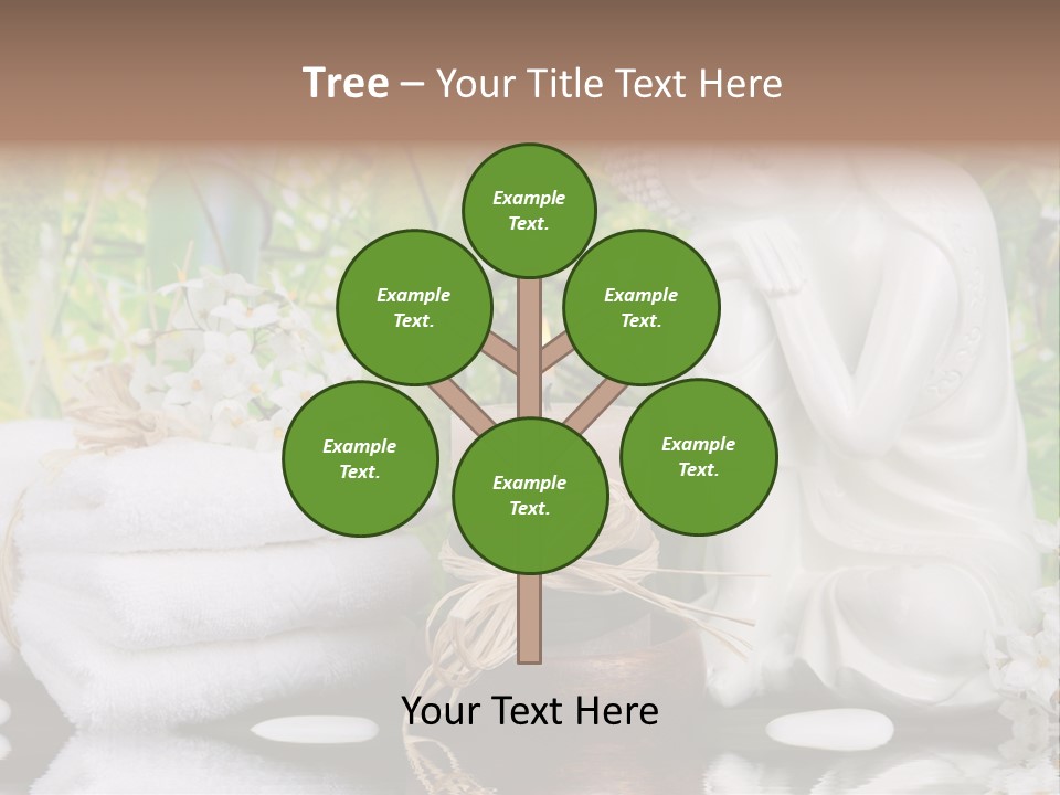 Buddhastatue Ayurveda Tropisch PowerPoint Template