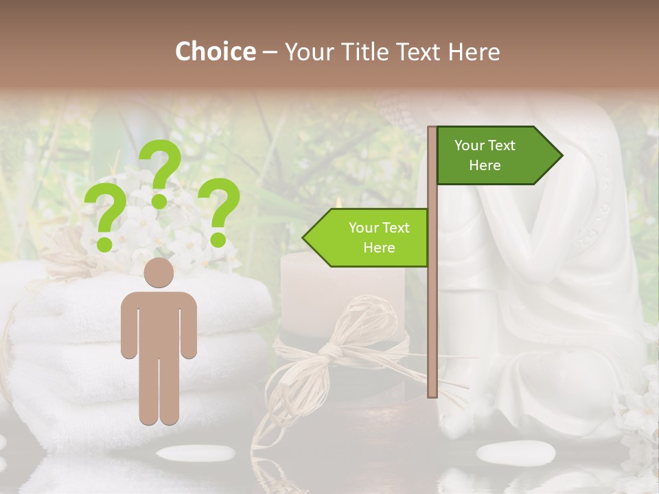 Buddhastatue Ayurveda Tropisch PowerPoint Template