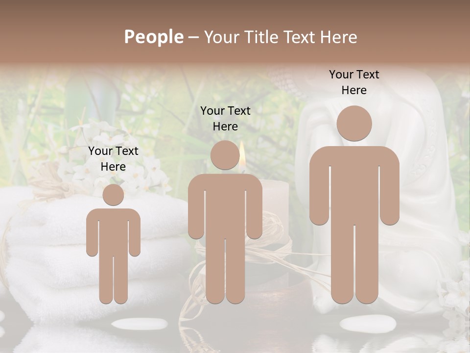 Buddhastatue Ayurveda Tropisch PowerPoint Template