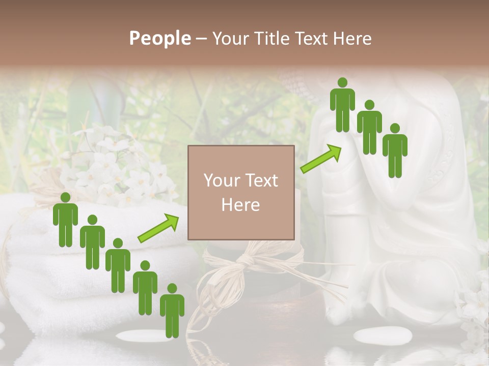 Buddhastatue Ayurveda Tropisch PowerPoint Template