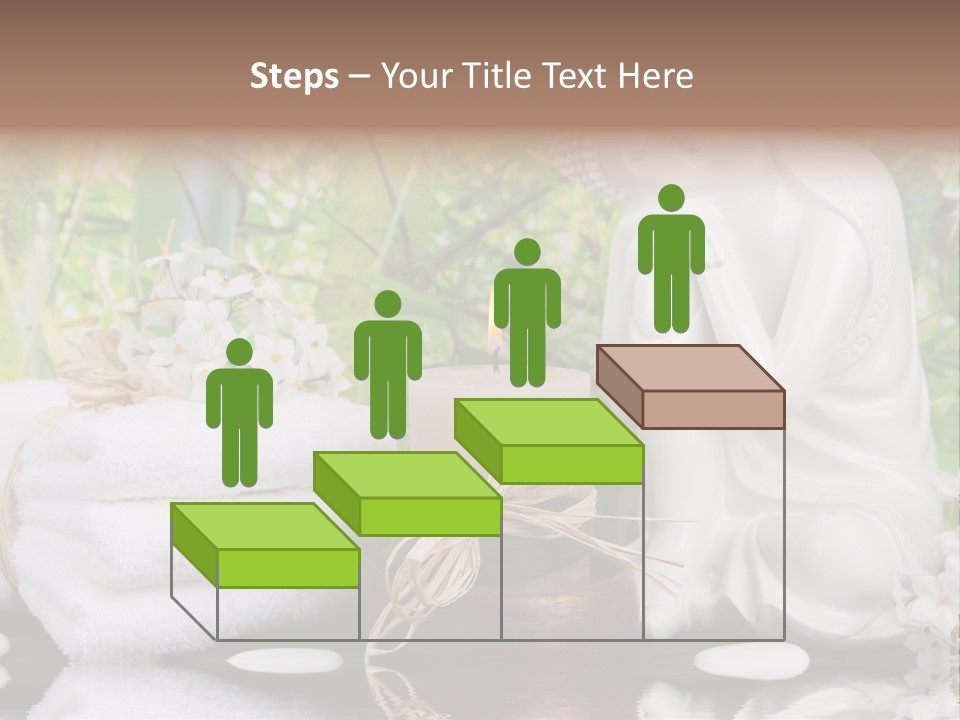 Buddhastatue Ayurveda Tropisch PowerPoint Template