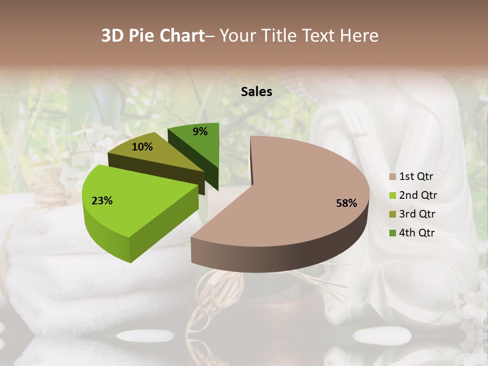 Buddhastatue Ayurveda Tropisch PowerPoint Template