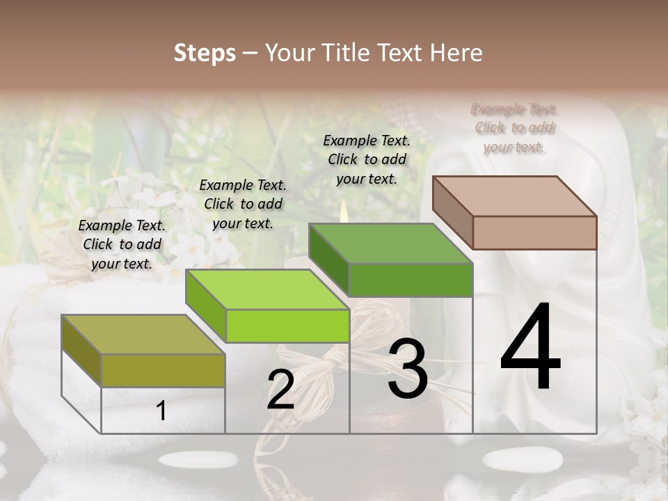 Buddhastatue Ayurveda Tropisch PowerPoint Template