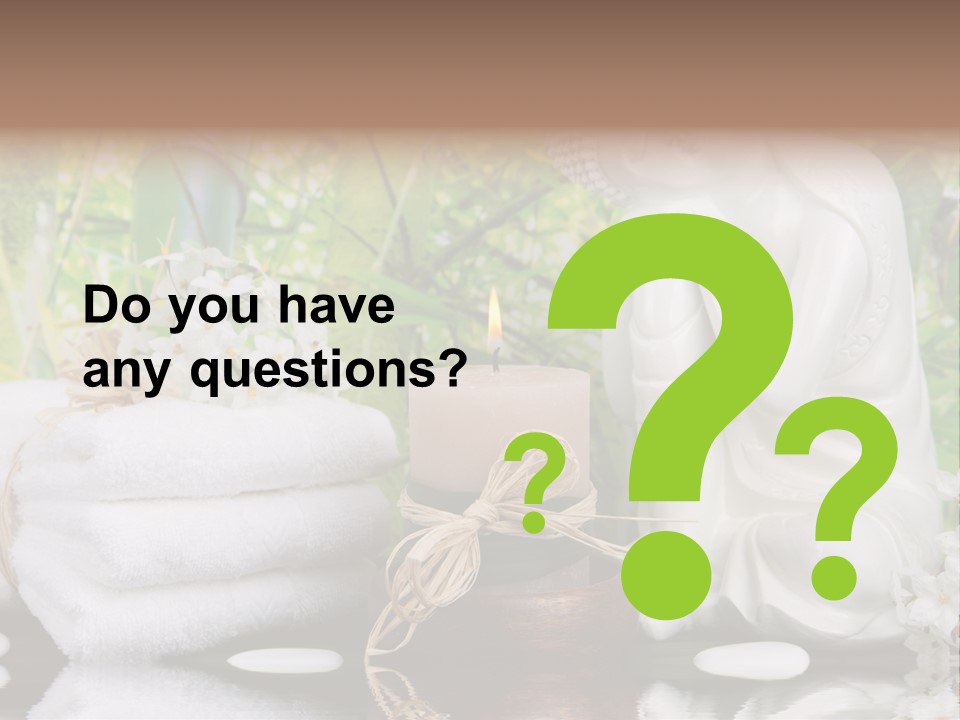 Buddhastatue Ayurveda Tropisch PowerPoint Template