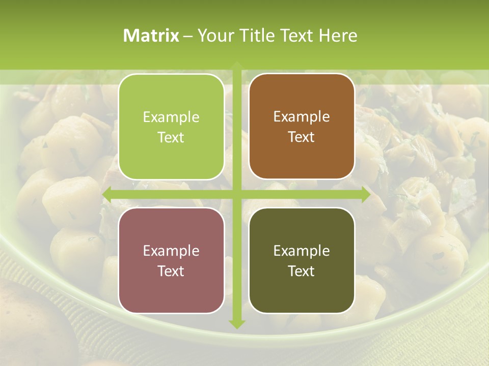 Wood Parsley Nutrition PowerPoint Template