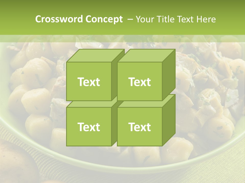 Wood Parsley Nutrition PowerPoint Template