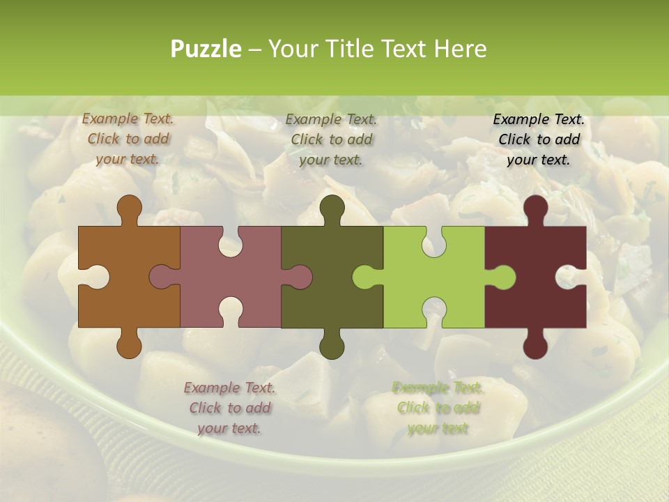 Wood Parsley Nutrition PowerPoint Template