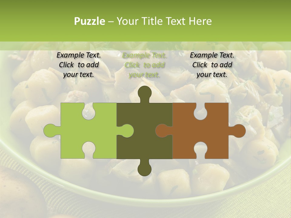 Wood Parsley Nutrition PowerPoint Template