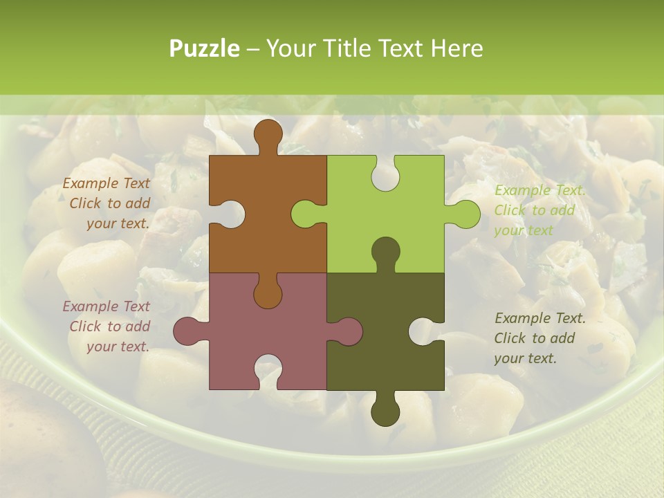 Wood Parsley Nutrition PowerPoint Template