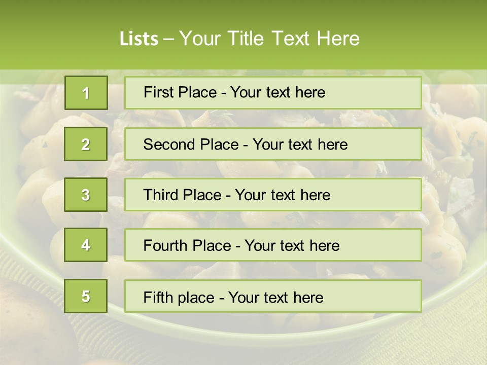 Wood Parsley Nutrition PowerPoint Template
