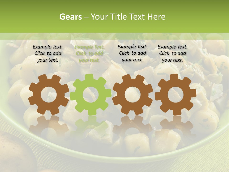 Wood Parsley Nutrition PowerPoint Template