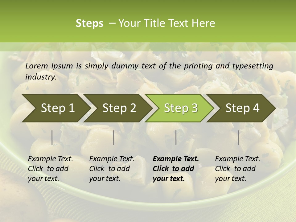 Wood Parsley Nutrition PowerPoint Template