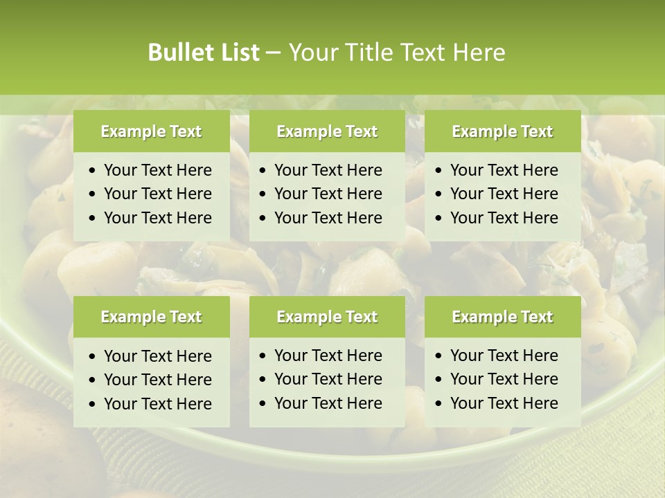 Wood Parsley Nutrition PowerPoint Template