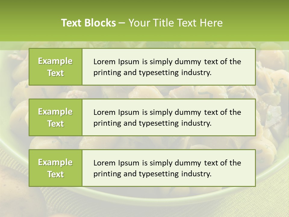 Wood Parsley Nutrition PowerPoint Template