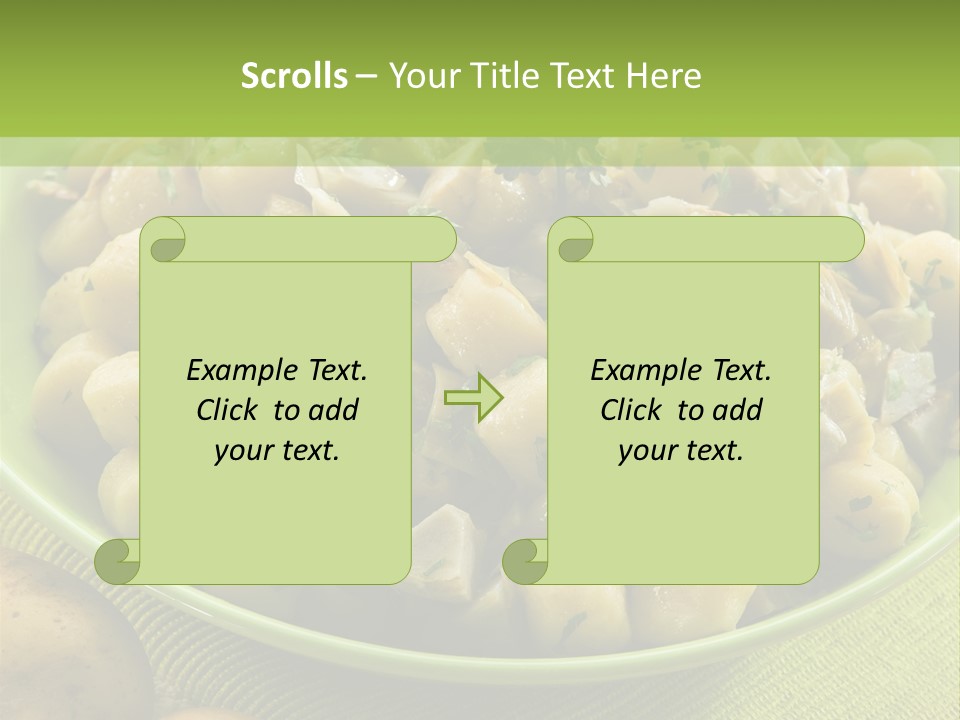 Wood Parsley Nutrition PowerPoint Template
