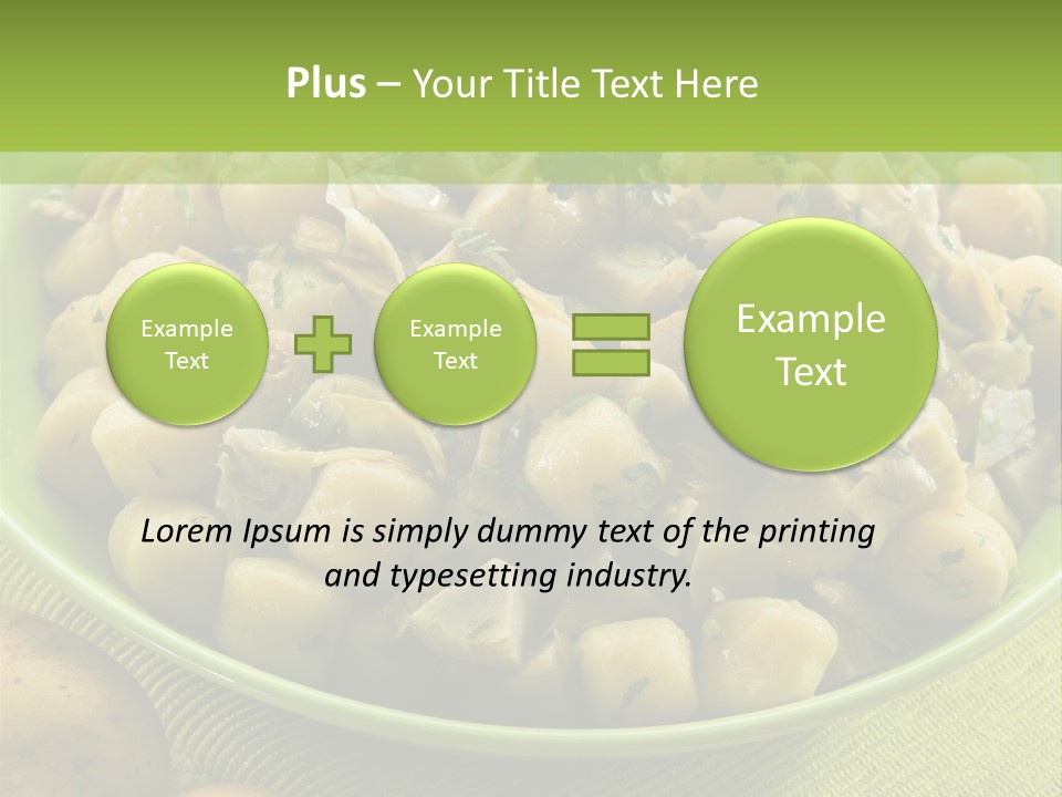 Wood Parsley Nutrition PowerPoint Template