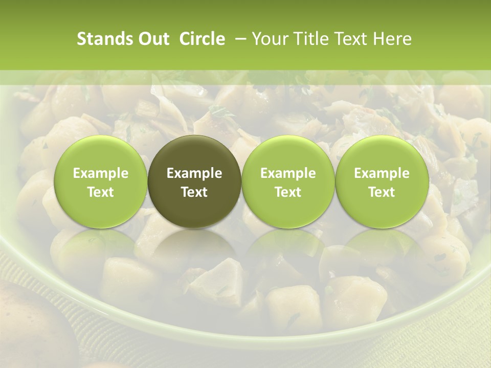 Wood Parsley Nutrition PowerPoint Template