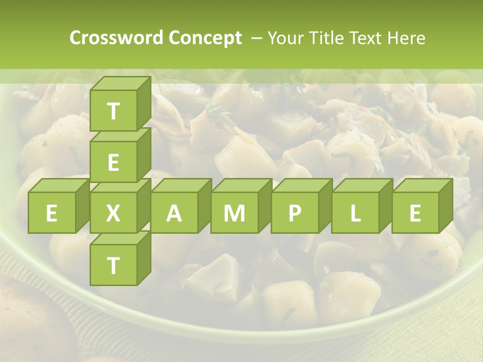 Wood Parsley Nutrition PowerPoint Template