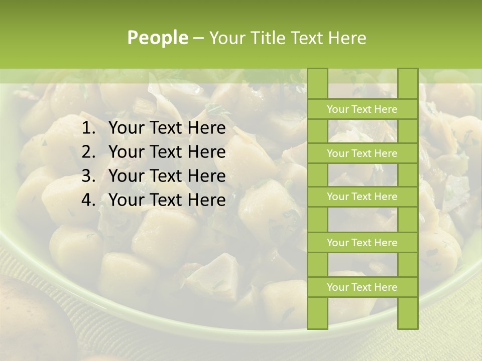 Wood Parsley Nutrition PowerPoint Template