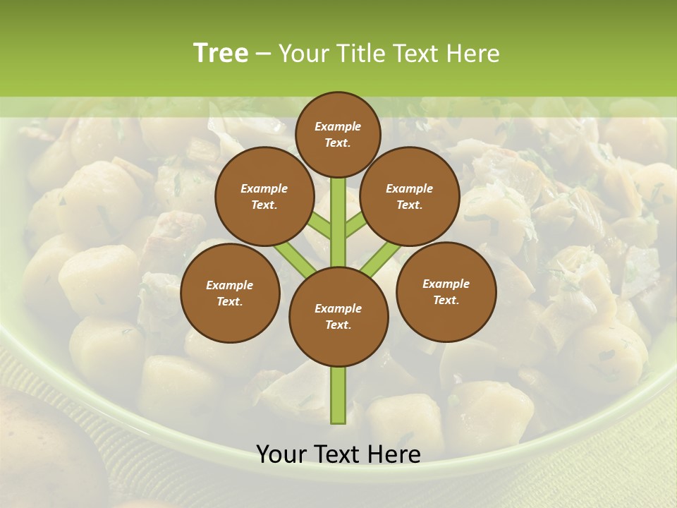 Wood Parsley Nutrition PowerPoint Template