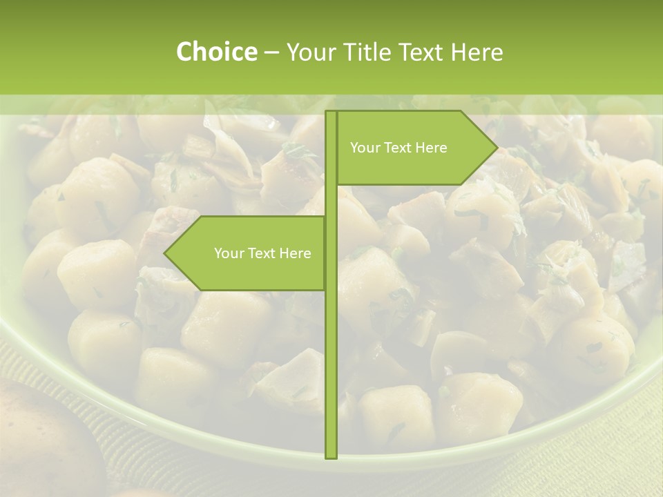 Wood Parsley Nutrition PowerPoint Template