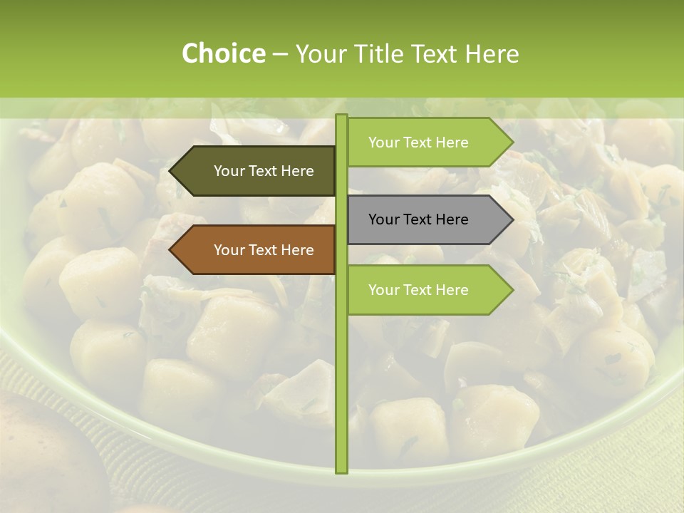 Wood Parsley Nutrition PowerPoint Template