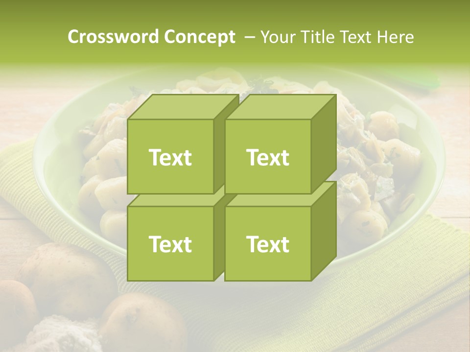 Nature Wooden Cooked PowerPoint Template