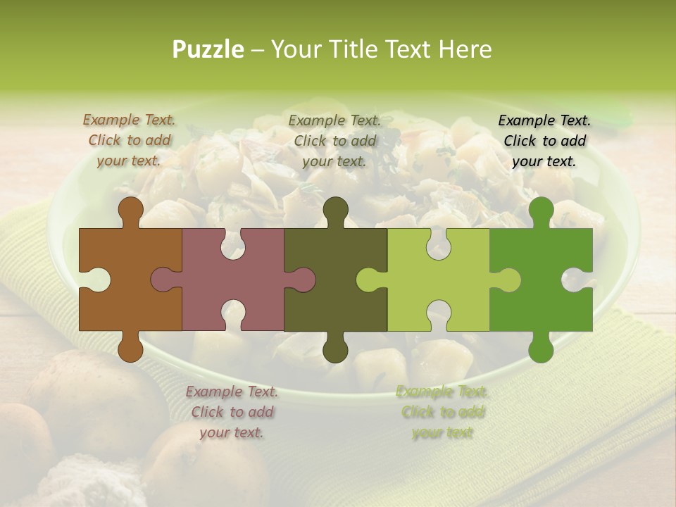 Nature Wooden Cooked PowerPoint Template