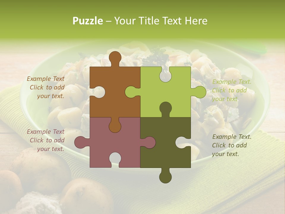 Nature Wooden Cooked PowerPoint Template