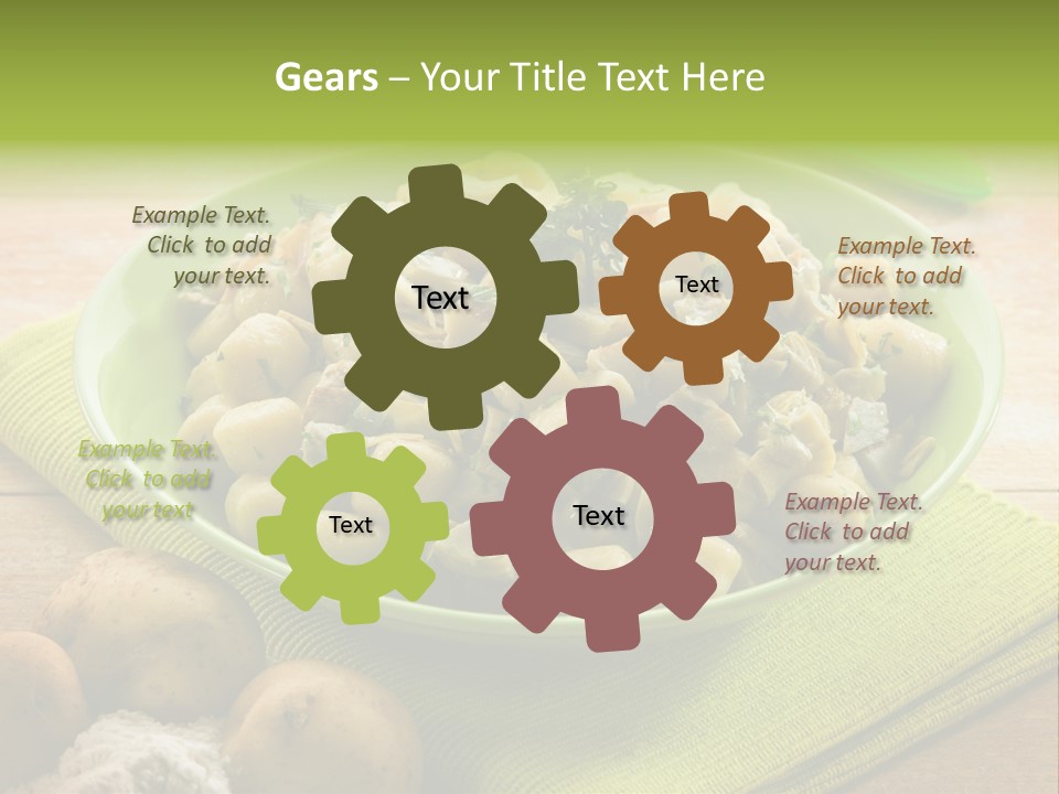 Nature Wooden Cooked PowerPoint Template