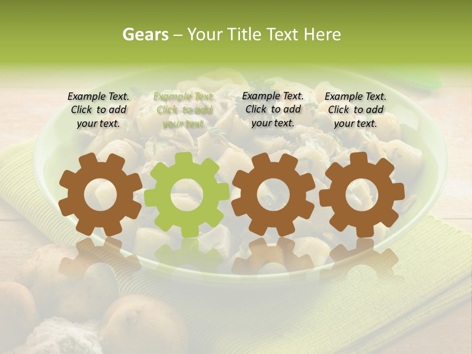 Nature Wooden Cooked PowerPoint Template