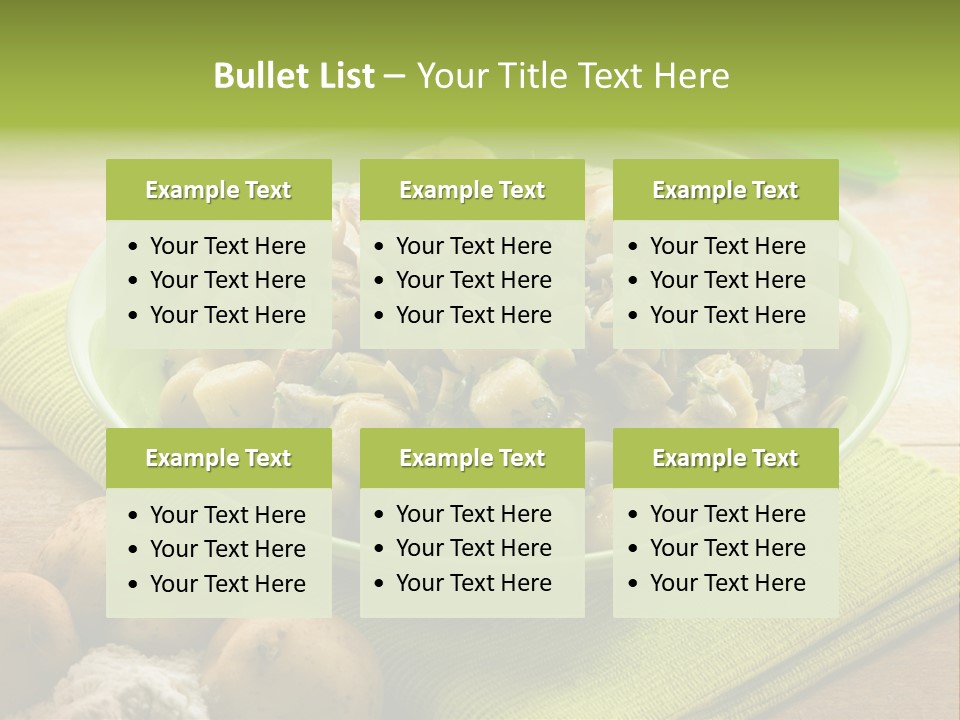 Nature Wooden Cooked PowerPoint Template