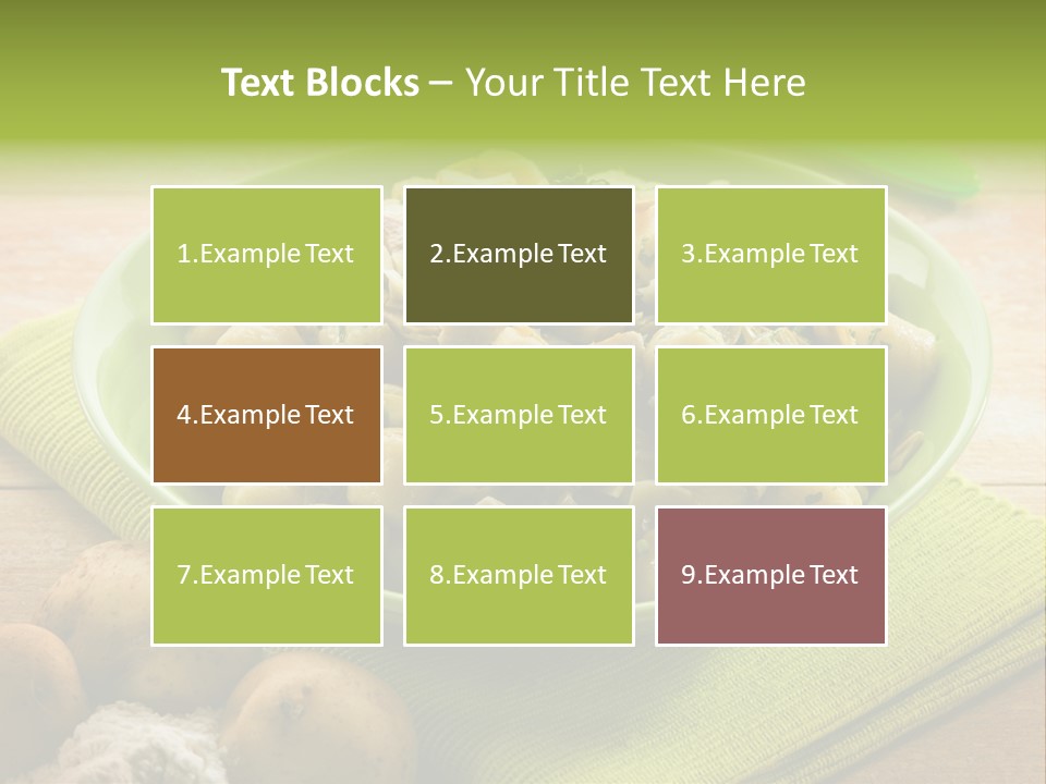 Nature Wooden Cooked PowerPoint Template