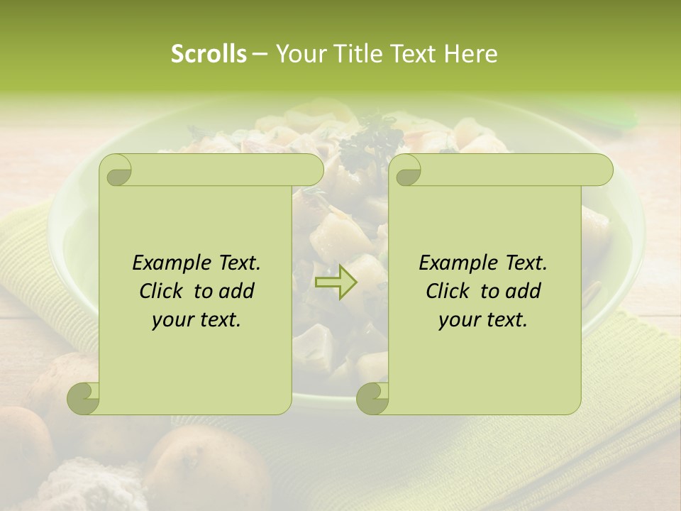 Nature Wooden Cooked PowerPoint Template