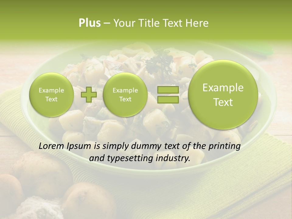 Nature Wooden Cooked PowerPoint Template