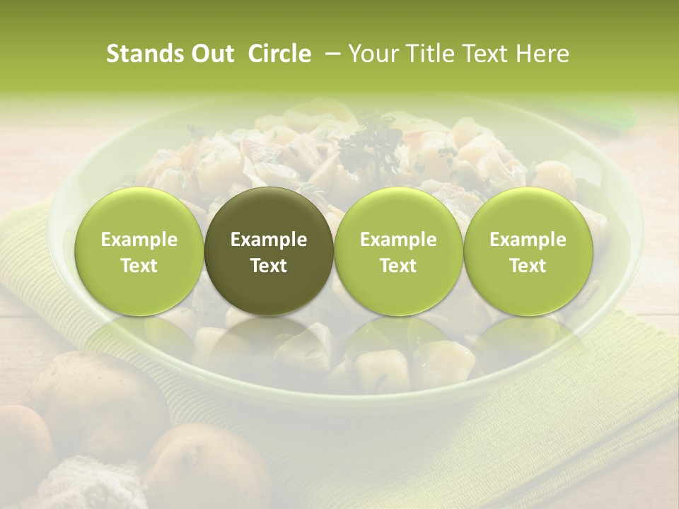 Nature Wooden Cooked PowerPoint Template