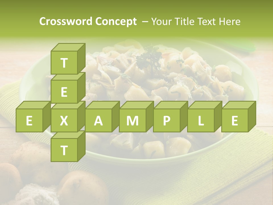 Nature Wooden Cooked PowerPoint Template