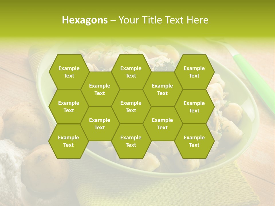 Plate Potato Dish PowerPoint Template