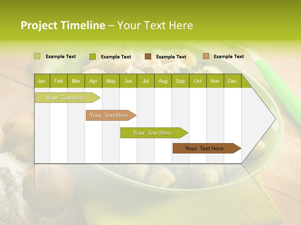 Plate Potato Dish PowerPoint Template