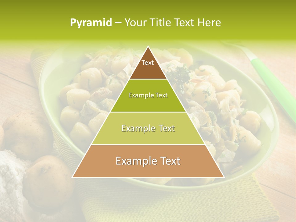 Plate Potato Dish PowerPoint Template