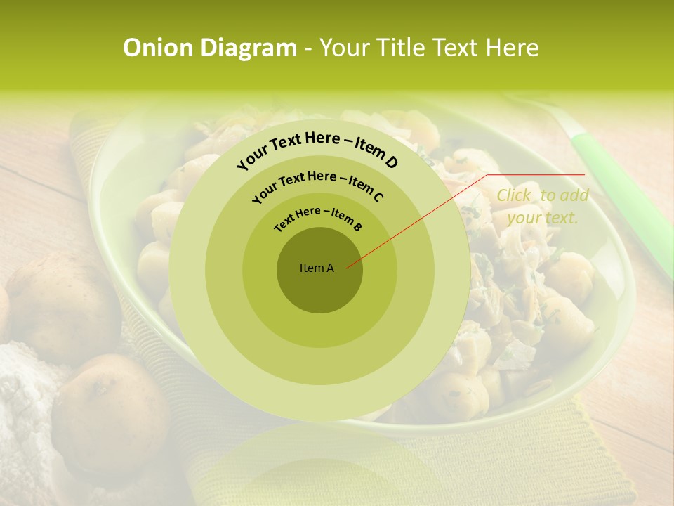 Plate Potato Dish PowerPoint Template