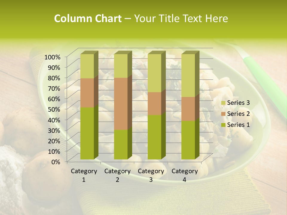 Plate Potato Dish PowerPoint Template