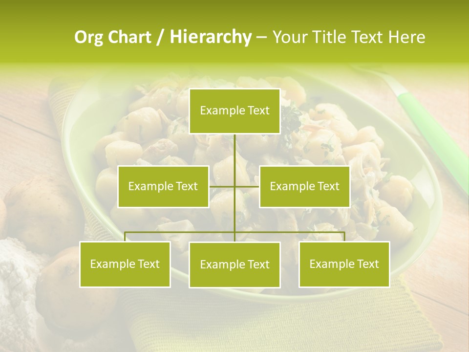 Plate Potato Dish PowerPoint Template