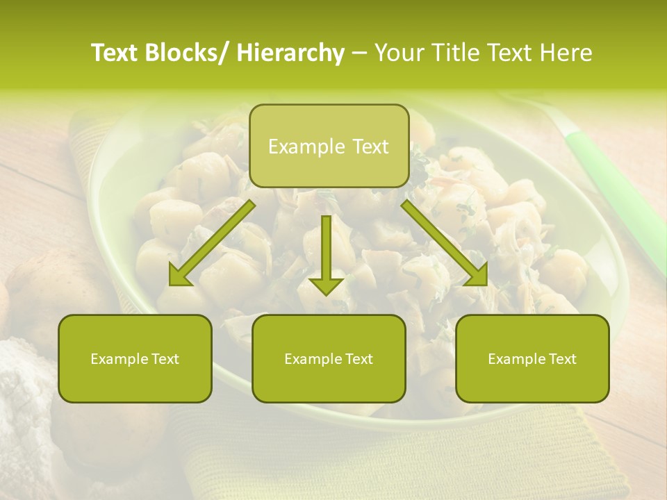 Plate Potato Dish PowerPoint Template