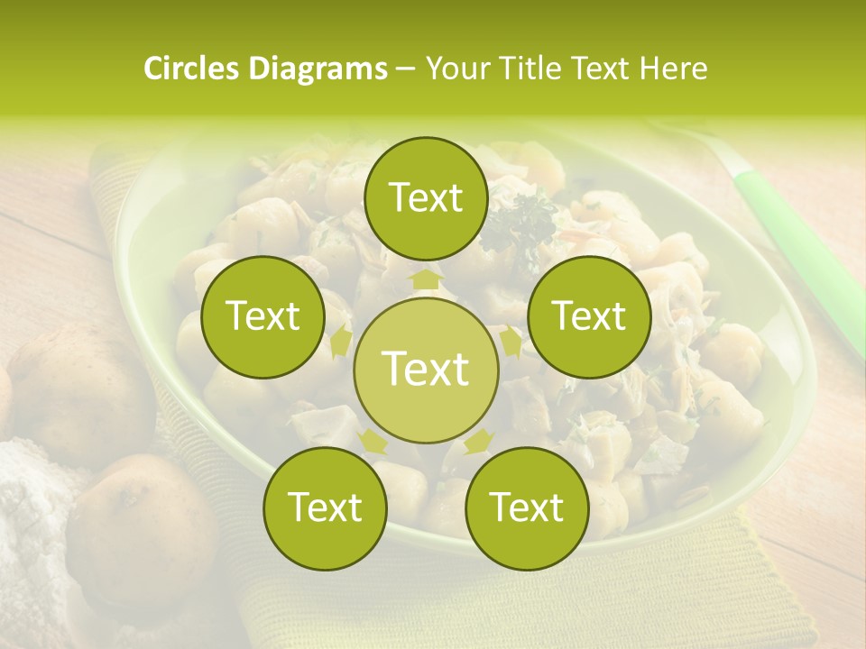 Plate Potato Dish PowerPoint Template